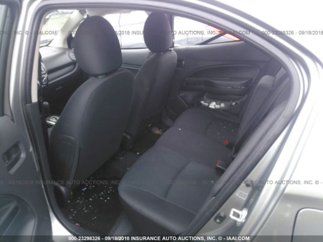 ML32F3FJ0JHF02167 - 2018 MITSUBISHI MIRAGE G4 ES შავი ფოტო 8