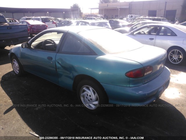 1G1JC1243VM105013 - 1997 CHEVROLET CAVALIER RS GREEN photo 3