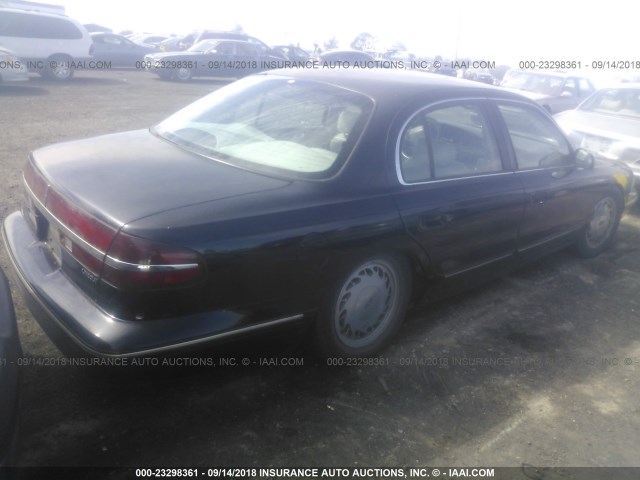 1LNLM97V2TY731585 - 1996 LINCOLN CONTINENTAL DIAMOND ANNIVE/SPINNAKER BLACK photo 4