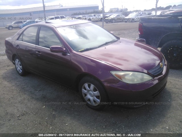 4T1BE32K64U270418 - 2004 TOYOTA CAMRY LE/XLE/SE Қызыл фото 1
