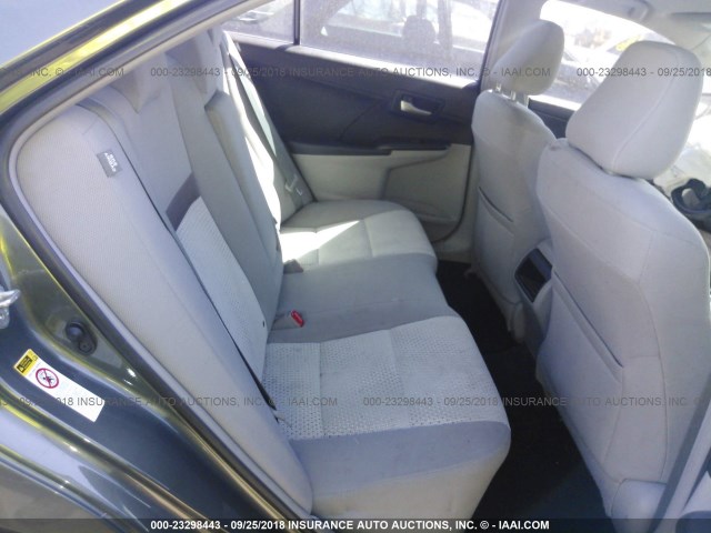 4T4BF1FK3CR263913 - 2012 TOYOTA CAMRY SE/LE/XLE GRAY photo 8