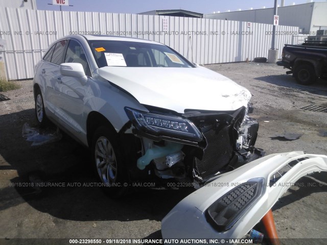 5J8TB3H54JL008418 - 2018 ACURA RDX TECHNOLOGY WHITE photo 1