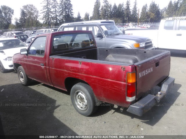 1N6SD11S3PC325167 - 1993 NISSAN TRUCK SHORT WHEELBASE RED photo 3