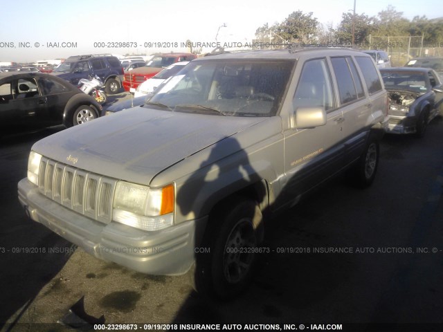 1J4GZ78Y2VC688302 - 1997 JEEP GRAND CHEROKEE LIMITED/ORVIS TAN photo 2