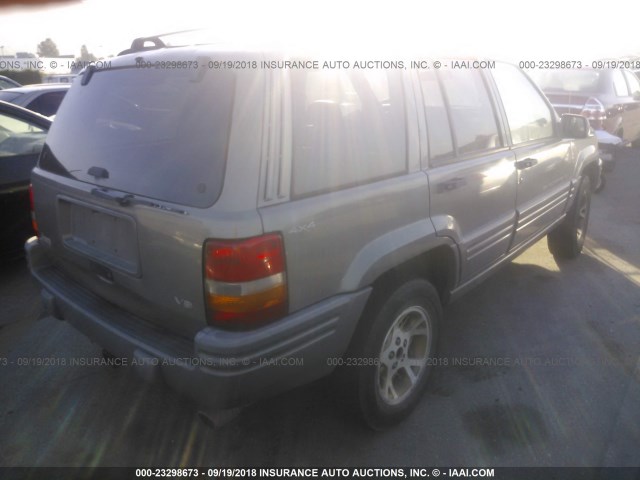 1J4GZ78Y2VC688302 - 1997 JEEP GRAND CHEROKEE LIMITED/ORVIS TAN photo 4