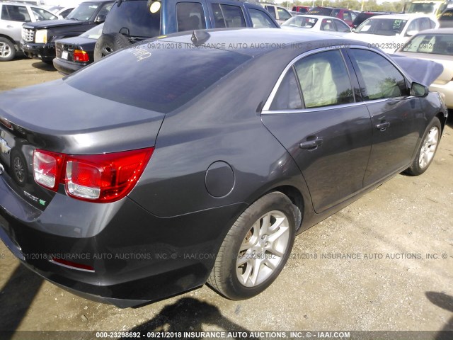 1G11F5RR9DF110249 - 2013 CHEVROLET MALIBU 2LT GRAY photo 4