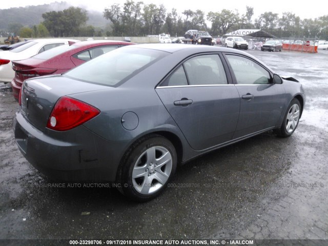 1G2ZG57B694177217 - 2009 PONTIAC G6 GRAY photo 4