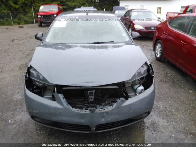 1G2ZG57B694177217 - 2009 PONTIAC G6 GRAY photo 6