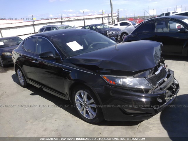 KNAGN4A7XB5128803 - 2011 KIA OPTIMA EX/SX BLACK photo 1