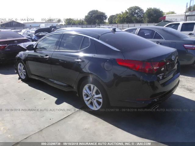 KNAGN4A7XB5128803 - 2011 KIA OPTIMA EX/SX BLACK photo 3