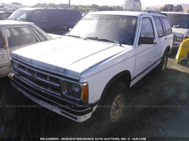 1GNDT13W0R0166988 - 1994 CHEVROLET BLAZER S10 WHITE photo 2