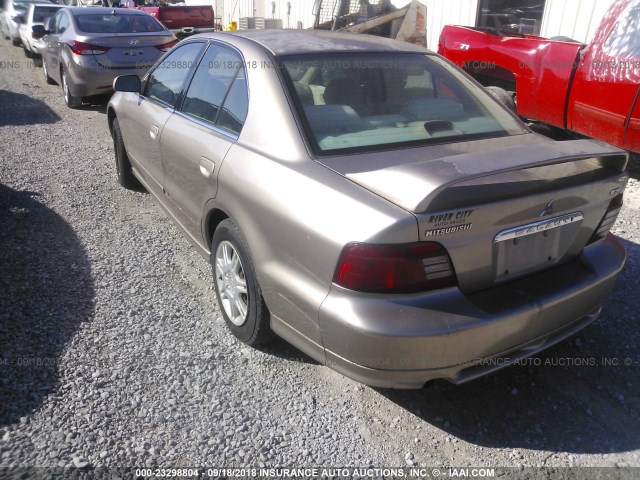 4A3AA46G9YE079824 - 2000 MITSUBISHI GALANT ES TAN photo 3