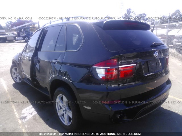 5UXZV4C55CL992337 - 2012 BMW X5 XDRIVE35I BLACK photo 3