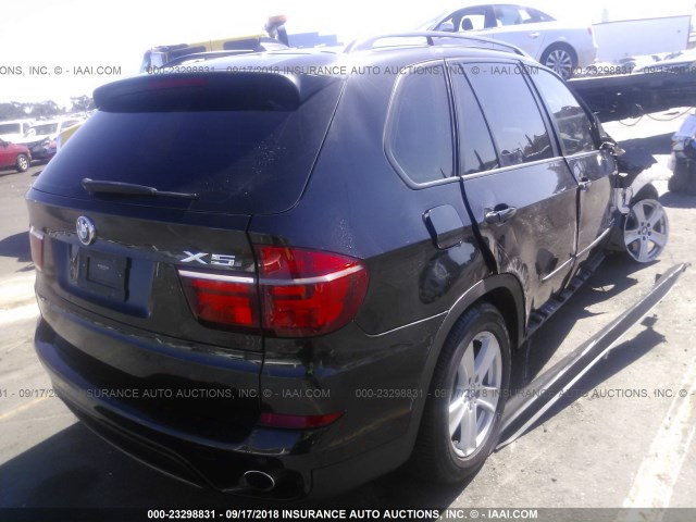 5UXZV4C55CL992337 - 2012 BMW X5 XDRIVE35I BLACK photo 4