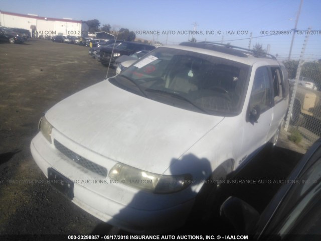 4N2DN111XVD851901 - 1997 NISSAN QUEST XE/GXE WHITE photo 2