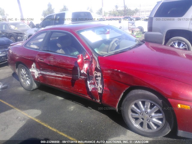 JT8UZ30C7N0015295 - 1992 LEXUS SC 400 RED photo 6