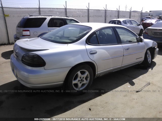 1G2WK52J91F263825 - 2001 PONTIAC GRAND PRIX SE SILVER photo 4