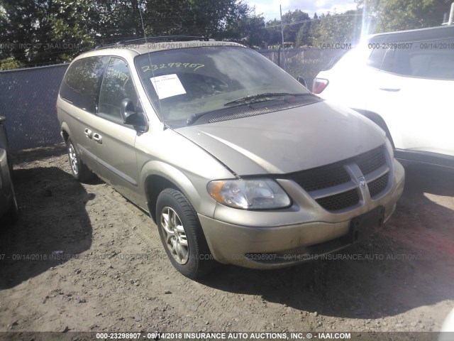 2D4GP44R03R303223 - 2003 DODGE GRAND CARAVAN SPORT TAN photo 1