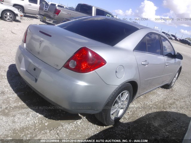 1G2ZG528754126461 - 2005 PONTIAC G6 SILVER photo 4