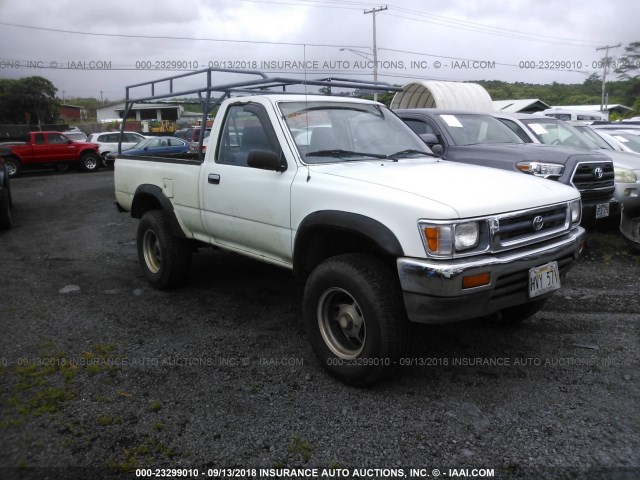 JT4RN01P6P7062704 - 1993 TOYOTA PICKUP 1/2 TON SHORT WHEELBASE/1/2 TON SHORT WHEELBASE DX WHITE photo 1