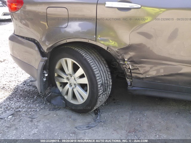 4S4WX93D284404698 - 2008 SUBARU TRIBECA LIMITED BROWN photo 6