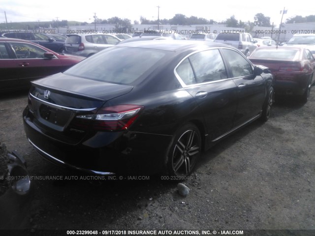 1HGCR2F51HA278527 - 2017 HONDA ACCORD SPORT BLACK photo 4