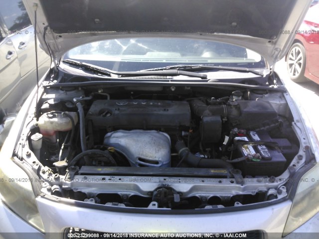 JTKDE177X50013768 - 2005 TOYOTA SCION TC 灰色 照片 10