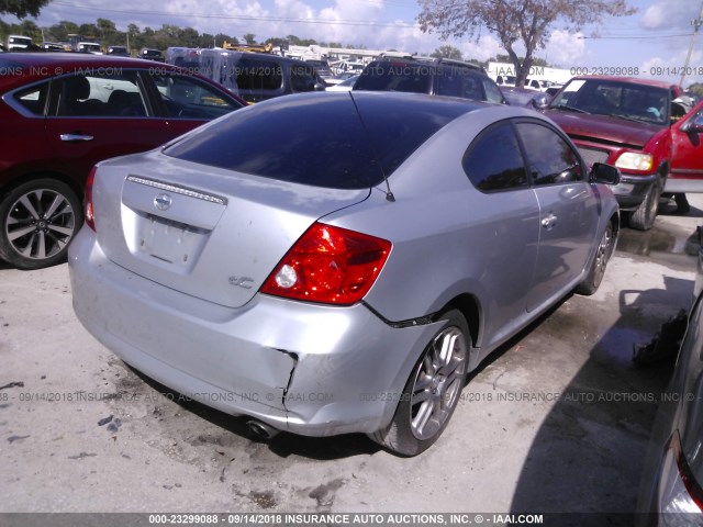 JTKDE177X50013768 - 2005 TOYOTA SCION TC 灰色 照片 4