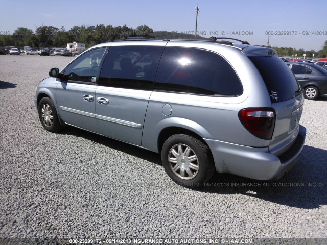 2C4GP54L35R571183 - 2005 CHRYSLER TOWN & COUNTRY TOURING BLUE photo 3