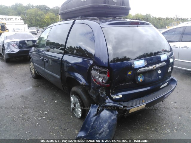 1A4GP45R26B538442 - 2006 CHRYSLER TOWN & COUNTRY  BLUE photo 6