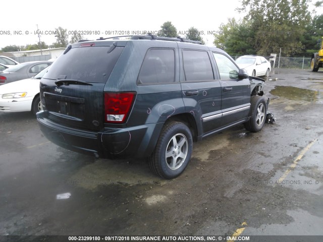 1J4GR48K75C645679 - 2005 JEEP GRAND CHEROKEE LAREDO/COLUMBIA/FREEDOM 绿色 照片 4