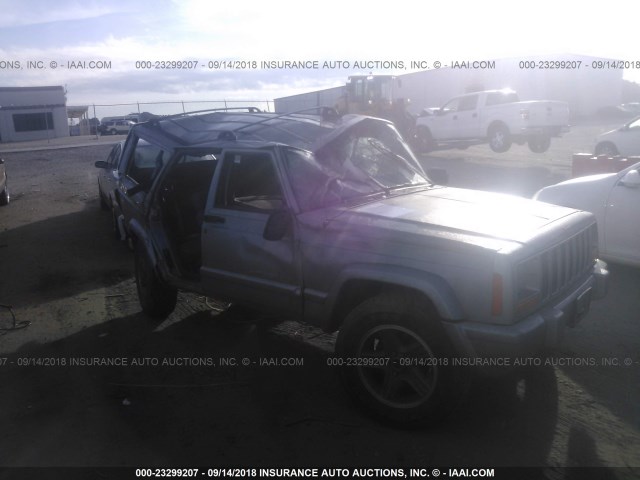 1J4FT58S9YL168132 - 2000 JEEP CHEROKEE CLASSIC SILVER photo 1