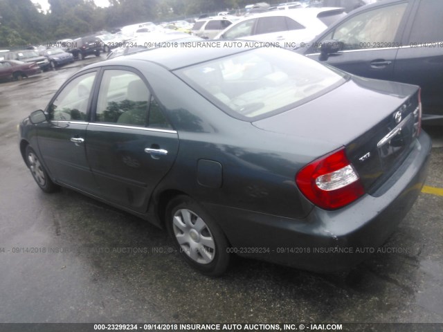 4T1BE32KX3U662168 - 2003 TOYOTA CAMRY LE/XLE/SE Сұр фото 3