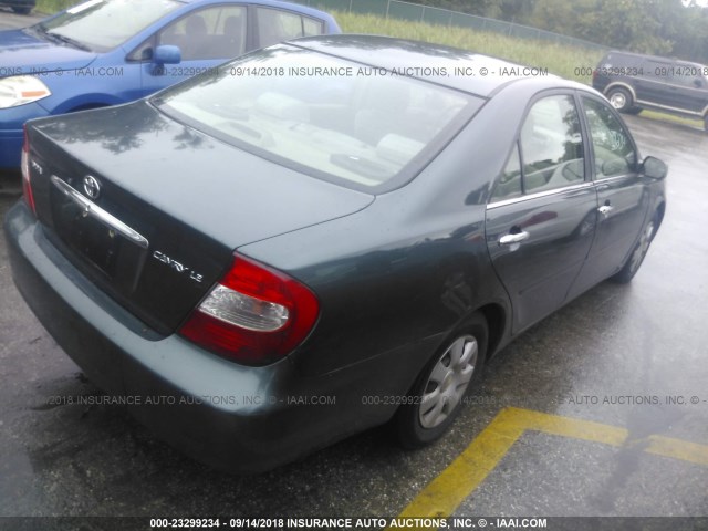4T1BE32KX3U662168 - 2003 TOYOTA CAMRY LE/XLE/SE Сұр фото 4