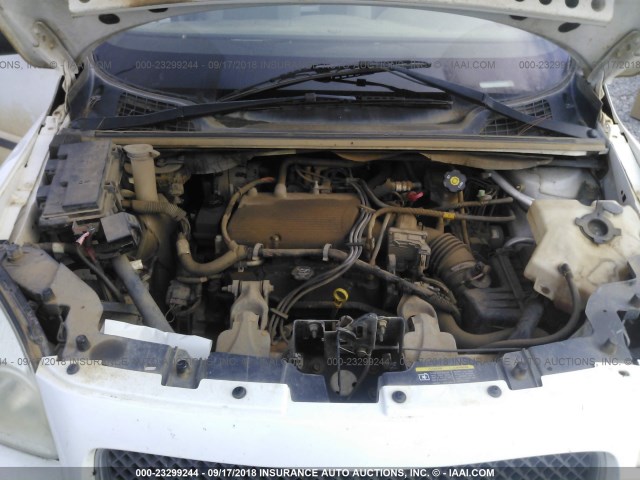 1GNDV23L66D205819 - 2006 CHEVROLET UPLANDER LS WHITE photo 10