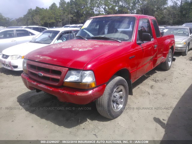 1FTYR14V6YPA28084 - 2000 FORD RANGER SUPER CAB RED photo 2