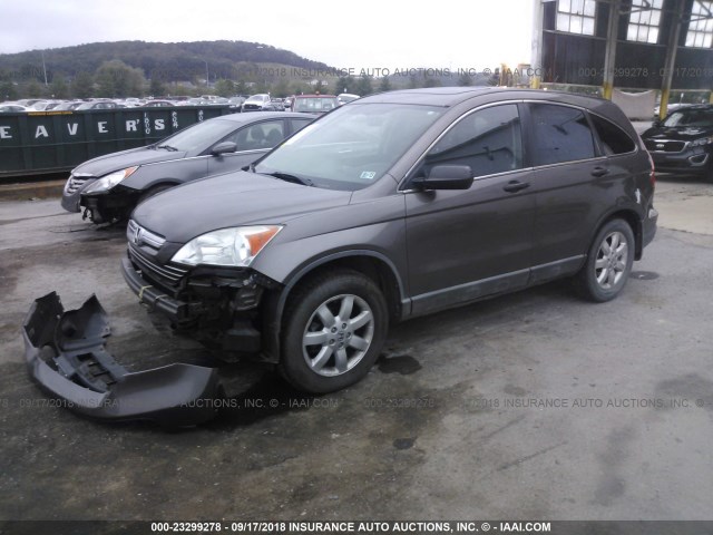 5J6RE48509L054422 - 2009 HONDA CR-V EX GRAY photo 2