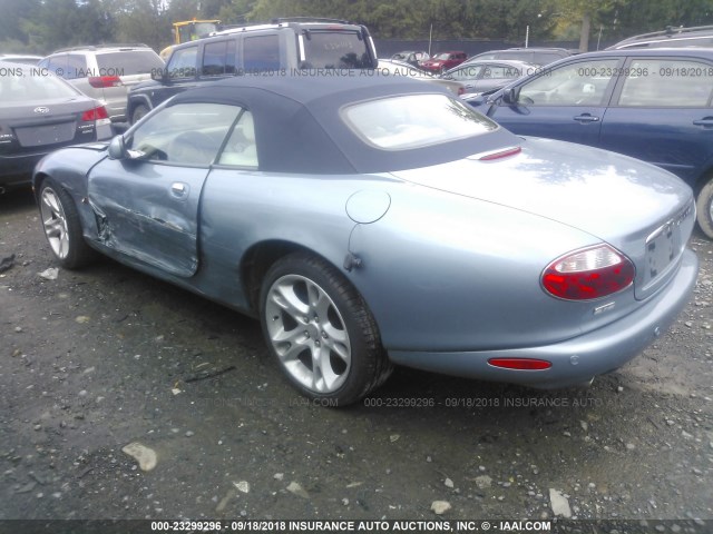 SAJDA42C142A38963 - 2004 JAGUAR XK8 Light Blue photo 3