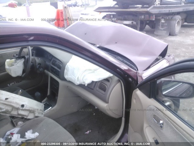 1YVGF22C3Y5177716 - 2000 MAZDA 626 ES/LX MAROON photo 5