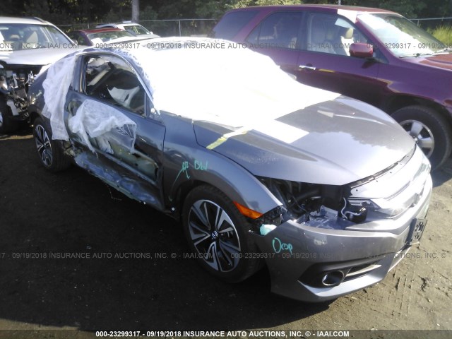 2HGFC3B70JH355469 - 2018 HONDA CIVIC EXL 灰色 照片 1