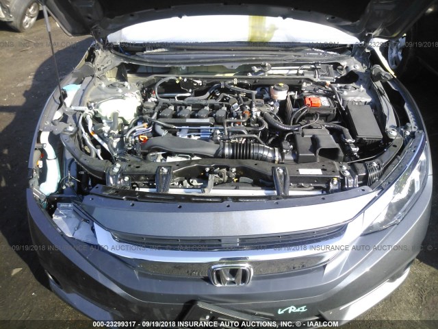 2HGFC3B70JH355469 - 2018 HONDA CIVIC EXL 灰色 照片 10