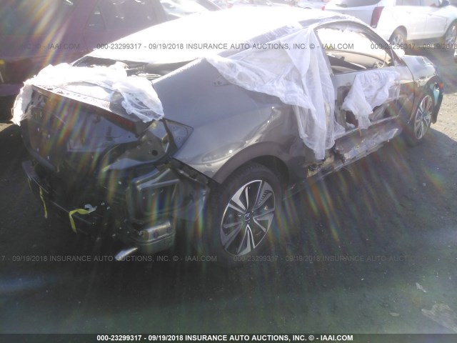 2HGFC3B70JH355469 - 2018 HONDA CIVIC EXL 灰色 照片 4