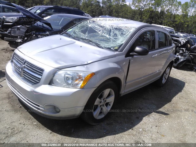 1B3CB3HA4BD172065 - 2011 DODGE CALIBER MAINSTREET SILVER photo 2