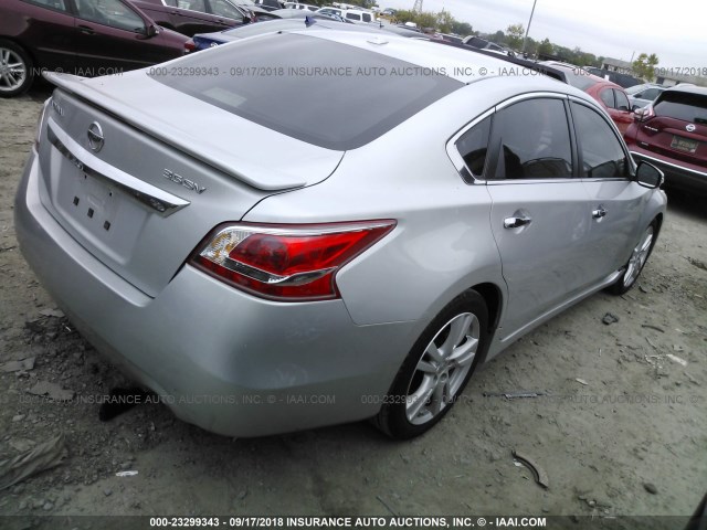 1N4BL3AP8DC235690 - 2013 NISSAN ALTIMA 3.5S/3.5SV/3.5SL SILVER photo 4