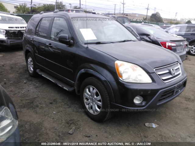 JHLRD78955C001998 - 2005 HONDA CR-V SE/EX BLACK photo 1