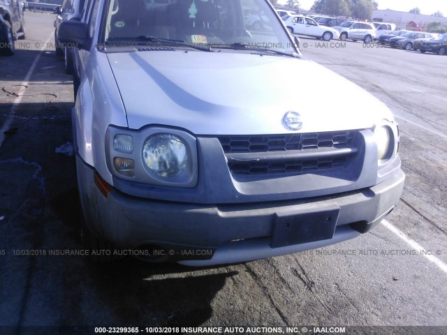 5N1ED28T02C543785 - 2002 NISSAN XTERRA XE/SE SILVER photo 6