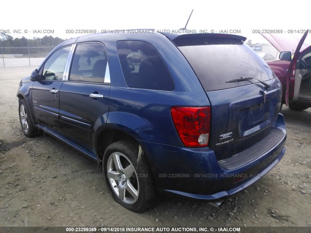 2CKDL537286062834 - 2008 PONTIAC TORRENT GXP BLUE photo 3