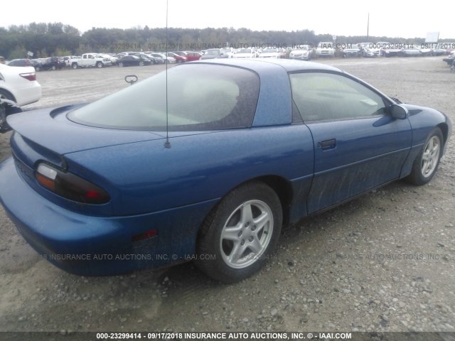 2G1FP22K8V2124192 - 1997 CHEVROLET CAMARO RS BLUE photo 4