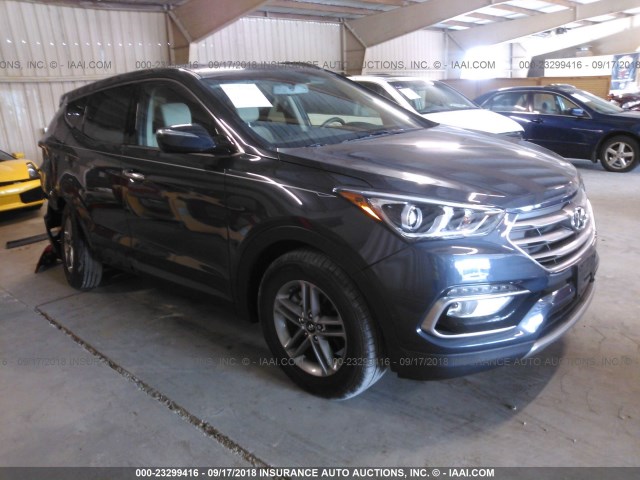 5NMZU3LB0HH022330 - 2017 HYUNDAI SANTA FE SPORT  Navy photo 1