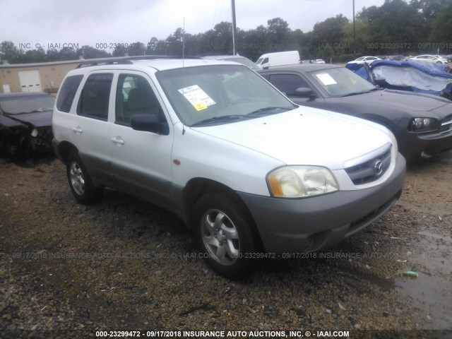 4F2YU07B12KM57597 - 2002 MAZDA TRIBUTE DX WHITE photo 1